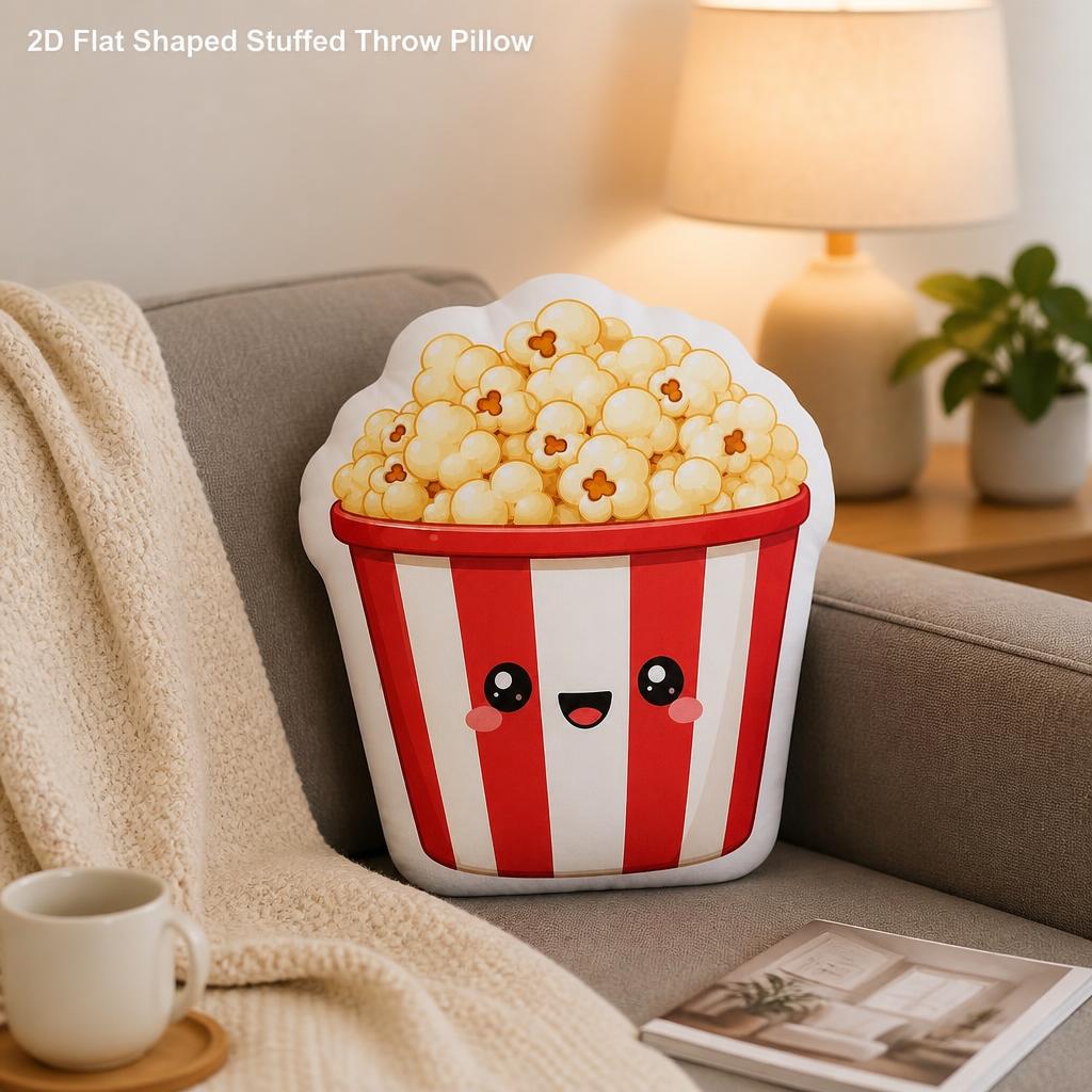 Home Cinema Food - Cute Popcorn Kawaii Movie Snack Cinema