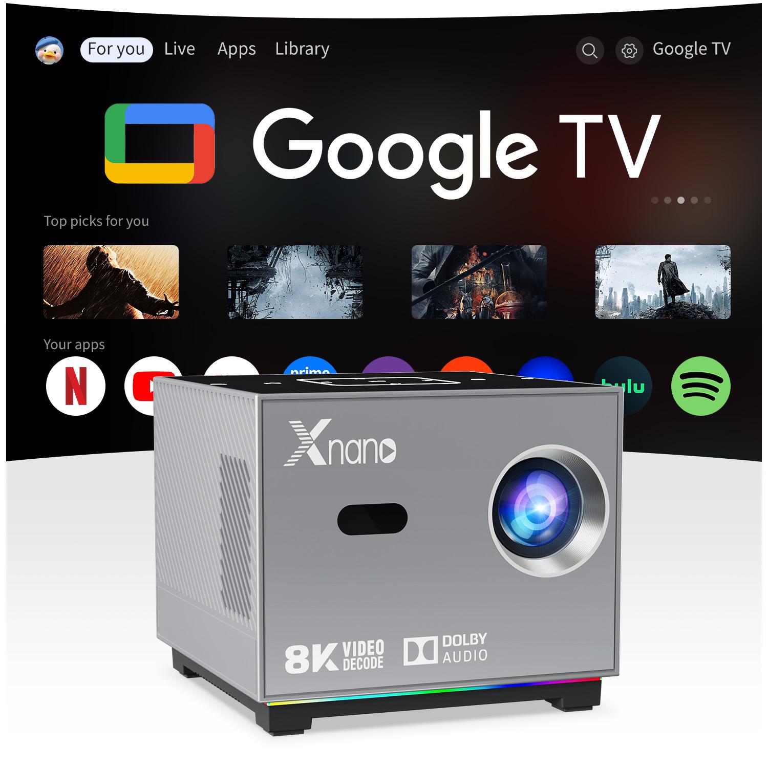 Home Cinema Rack - Xnano Portable Smart Projector Native 720P