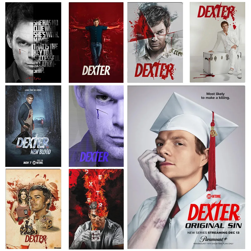 Home Cinema Decor - Dexter Morgan Character Poster American Horror