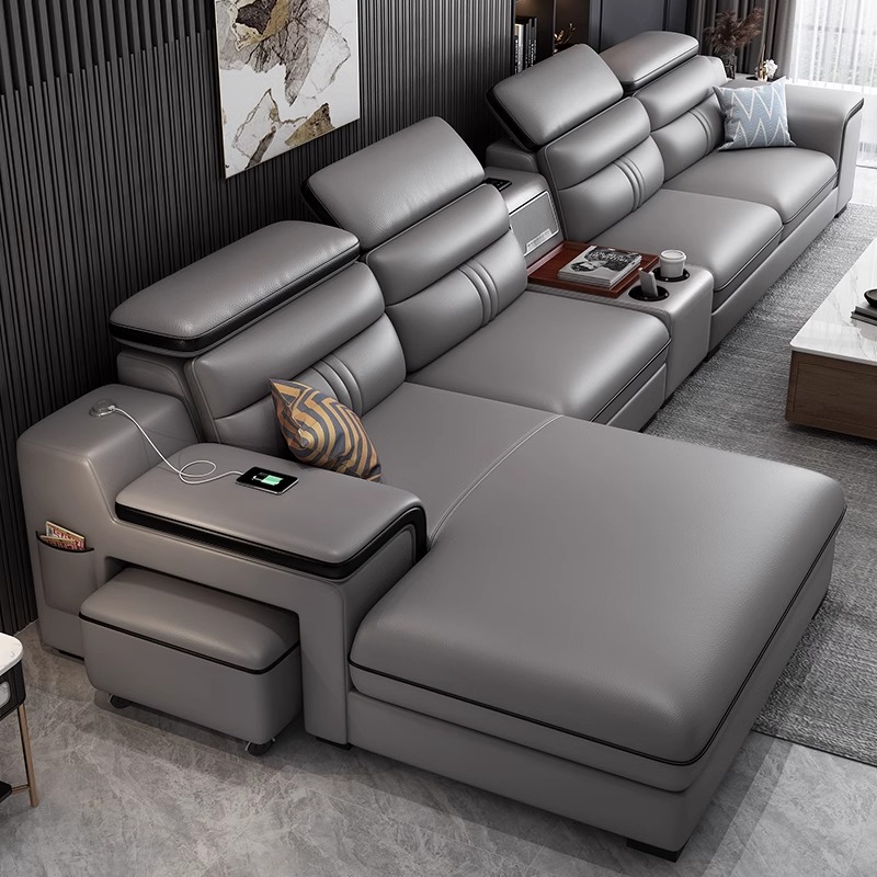 Home Cinema In Small Room - Luxury Italian Small Apartment Sofas Multifunction