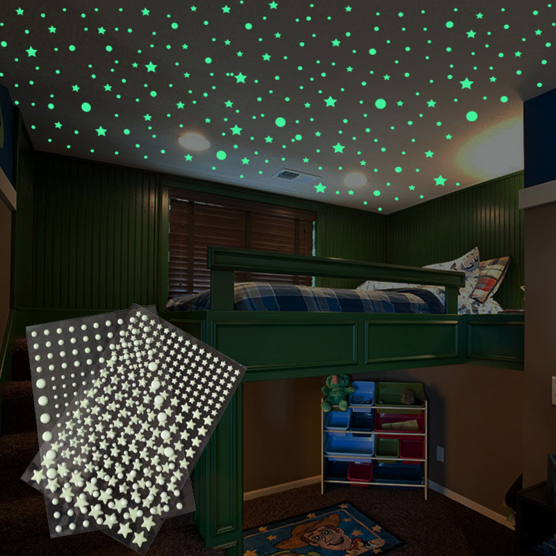 Home Cinema Room - 202 Pcs/Set 3D Bubble Stars Dots