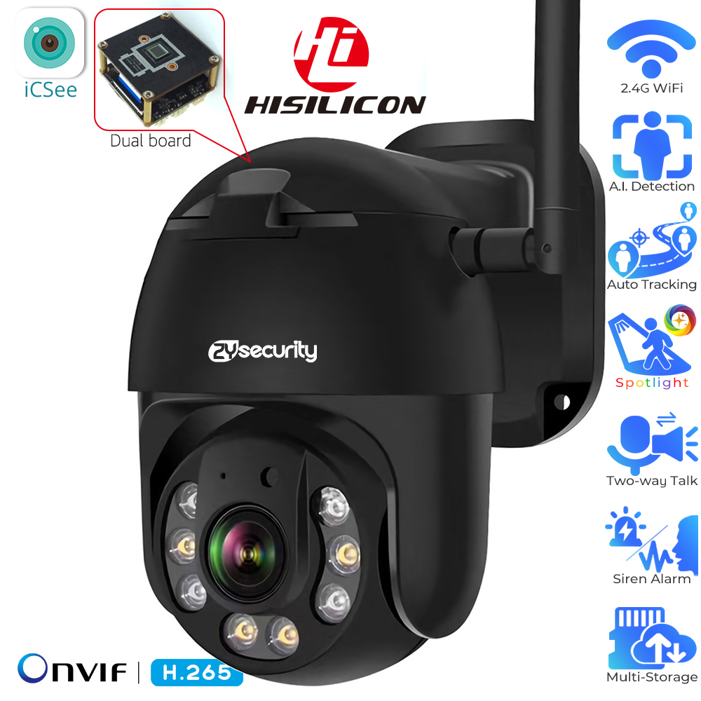 Home Cinema Outdoor - FHD 1080P Wifi PTZ IP Camera