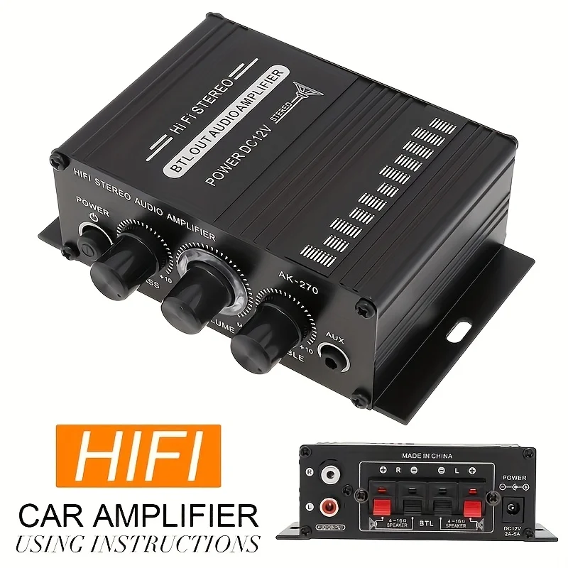 Klipsch Home Cinema - AK-270 400W Mini Power Amplifier 12V/24V