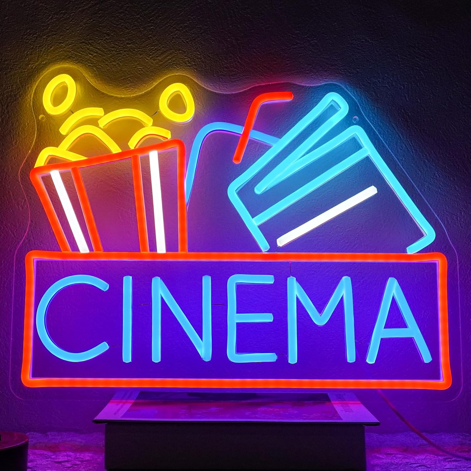 Home Cinema Outdoor - Cinema Neon Sign USB Powered LED
