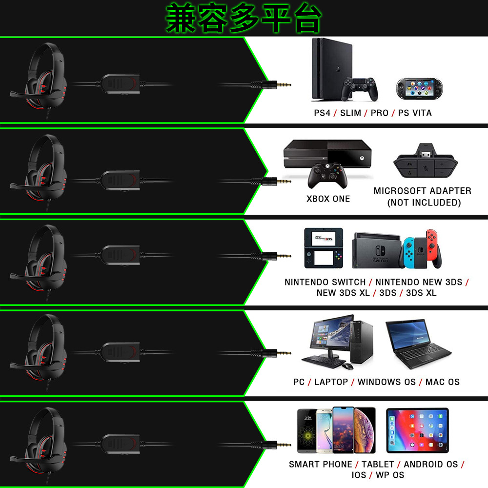 Headphones 3.5mm Wired Gaming  - Home Cinema Headphones ulasan dan harga
