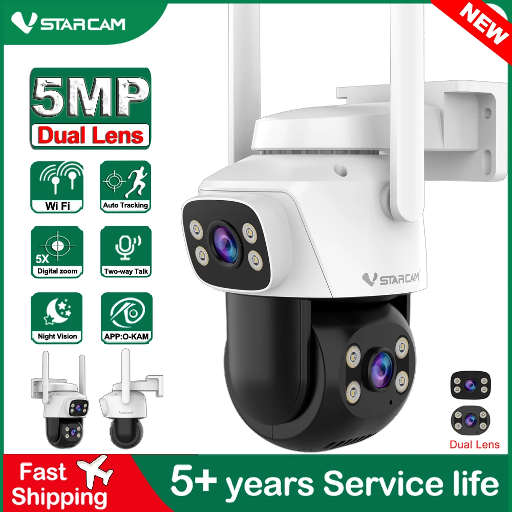 Vstarcam 5.0MP HD Dual Lens Wi - Home Cinema Outdoor ulasan dan harga