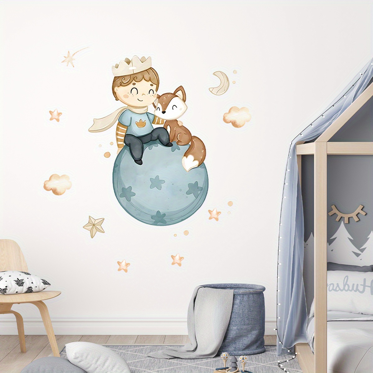 Cartoon Cute Prince Fox Balloo - Home Cinema Room ulasan dan harga
