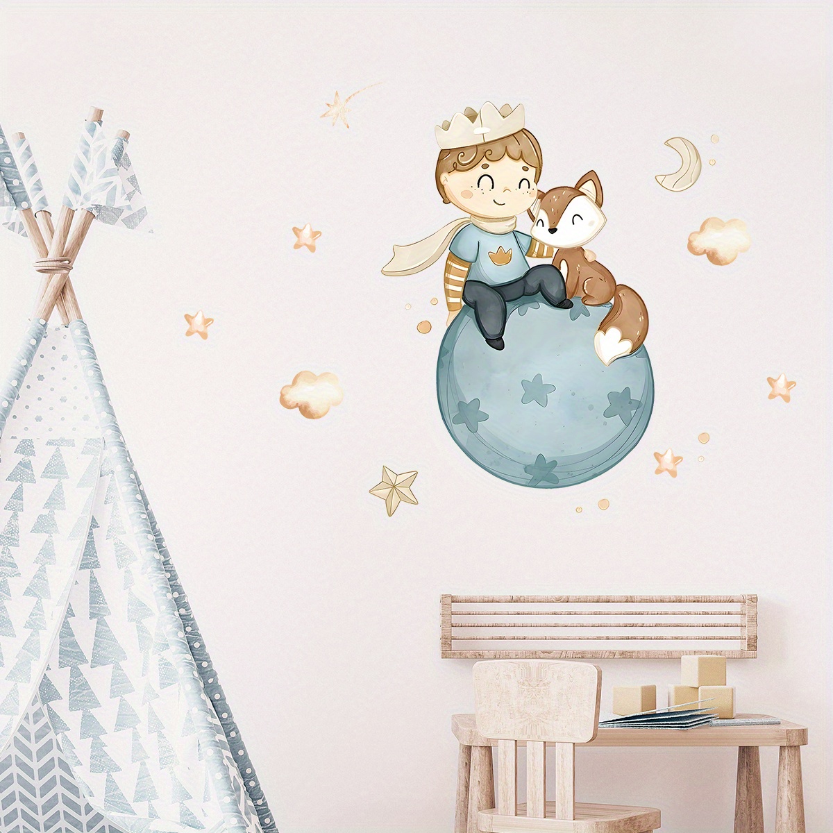 Cartoon Cute Prince Fox Balloo - Home Cinema Room ulasan dan harga