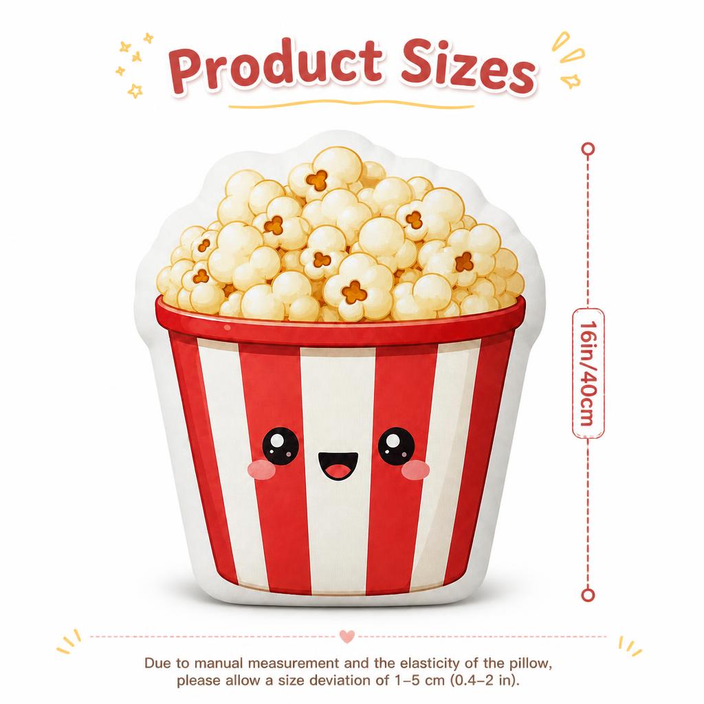 Cute Popcorn Kawaii Movie Snac - Home Cinema Food ulasan dan harga