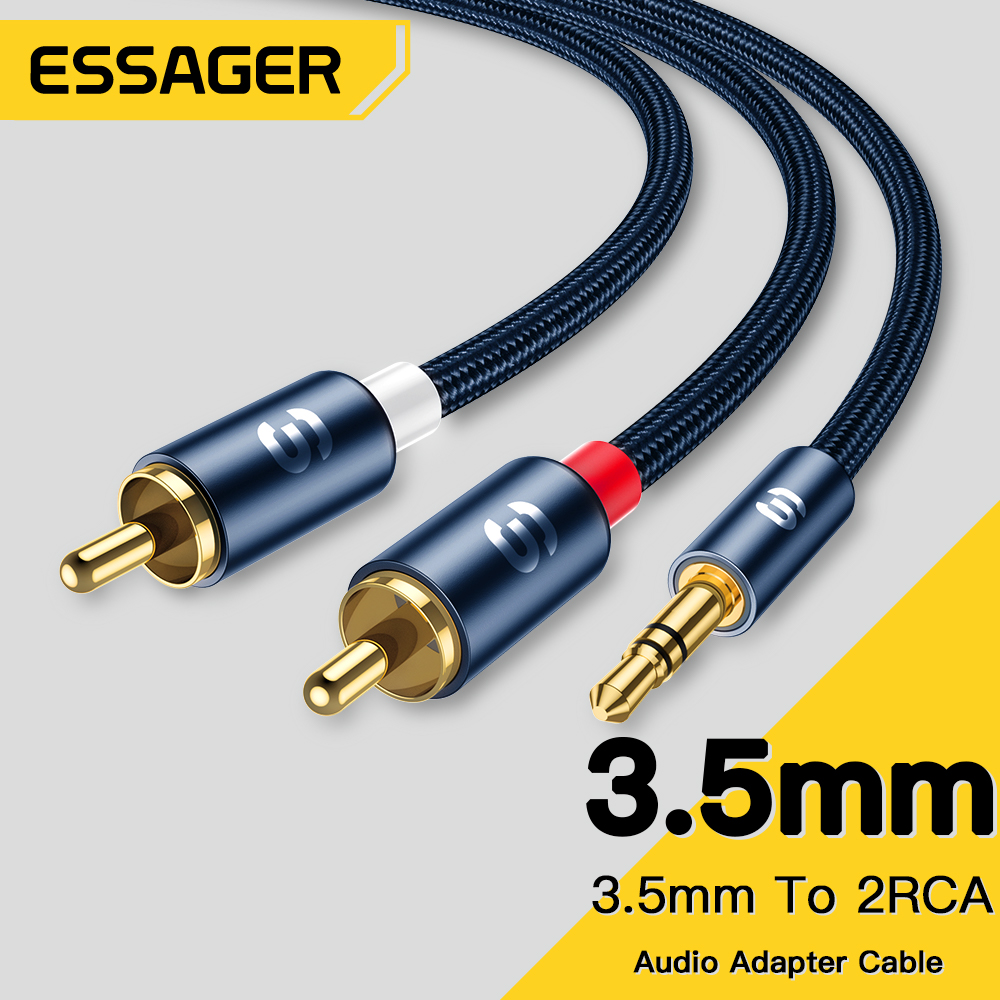 Essager Audio Cables 3.5mm Jac - Klipsch Home Cinema ulasan dan harga