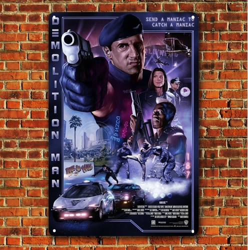 Demolition Man Movie Metal Pos - Home Cinema Decor ulasan dan harga