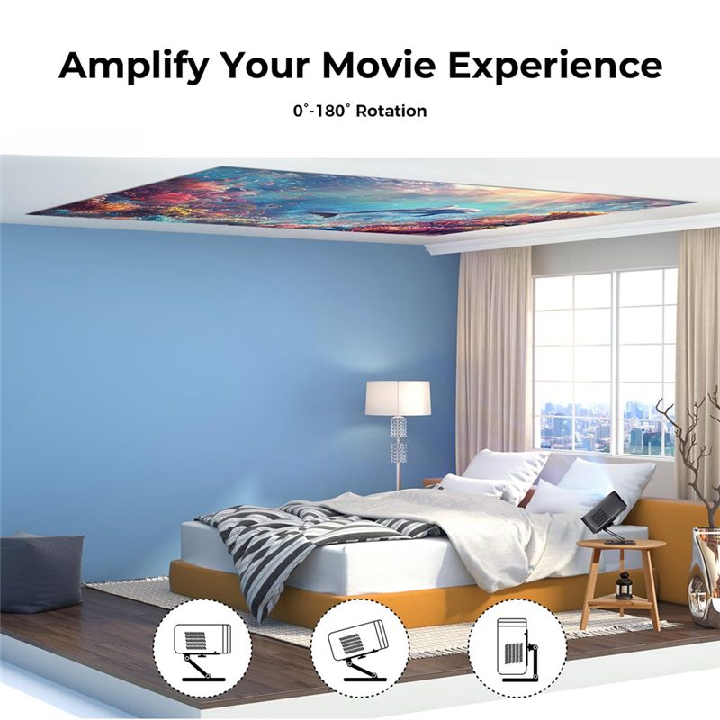 [NEW!A25P】 Foldable Projector  - Projector Mount Ceiling ulasan dan harga