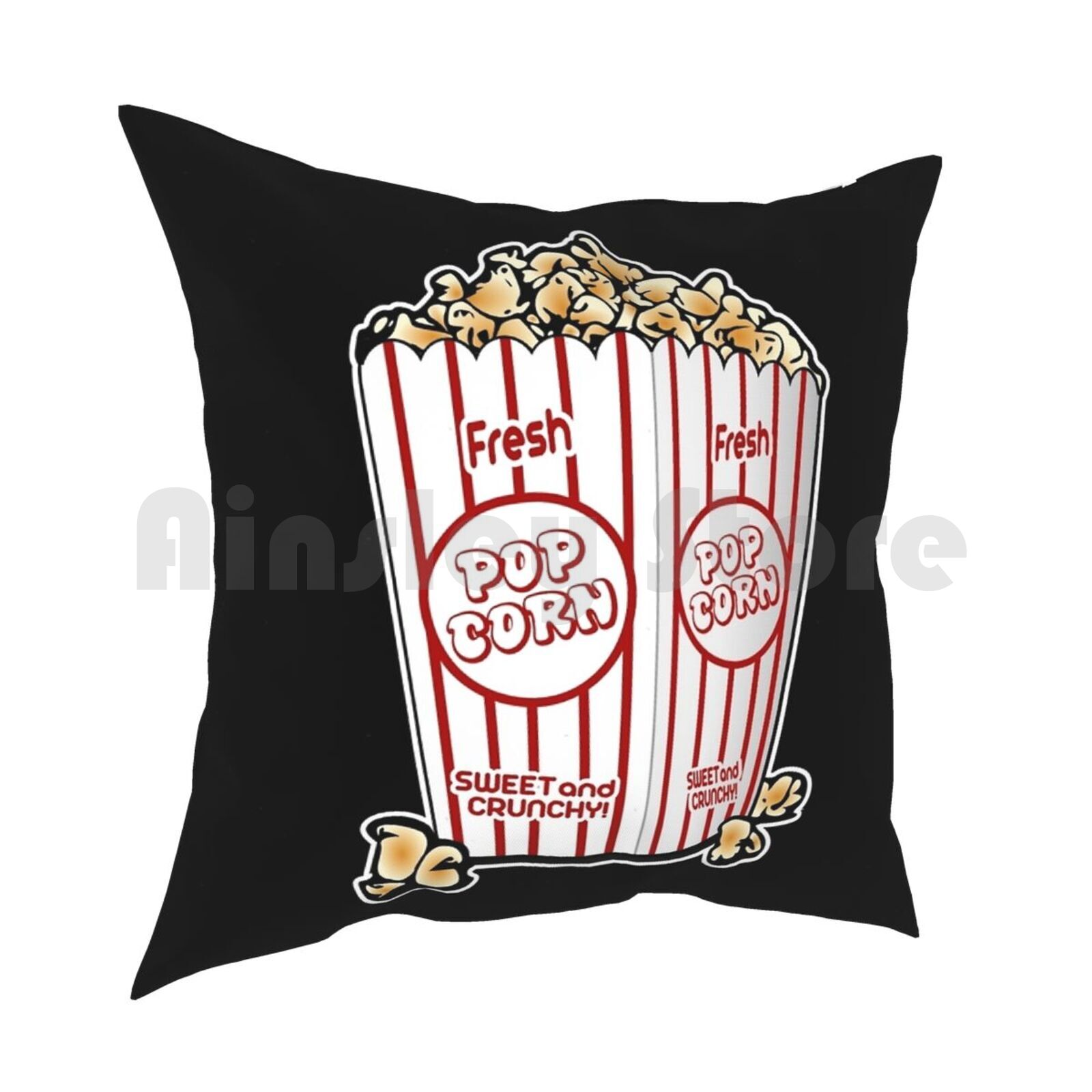 Cinema Popcorn Pack Pillow Cas - Home Cinema Food ulasan dan harga