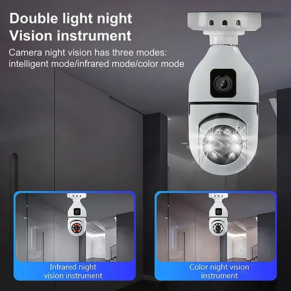 E27 Bulb Surveillance Security - Home Cinema Outdoor ulasan dan harga