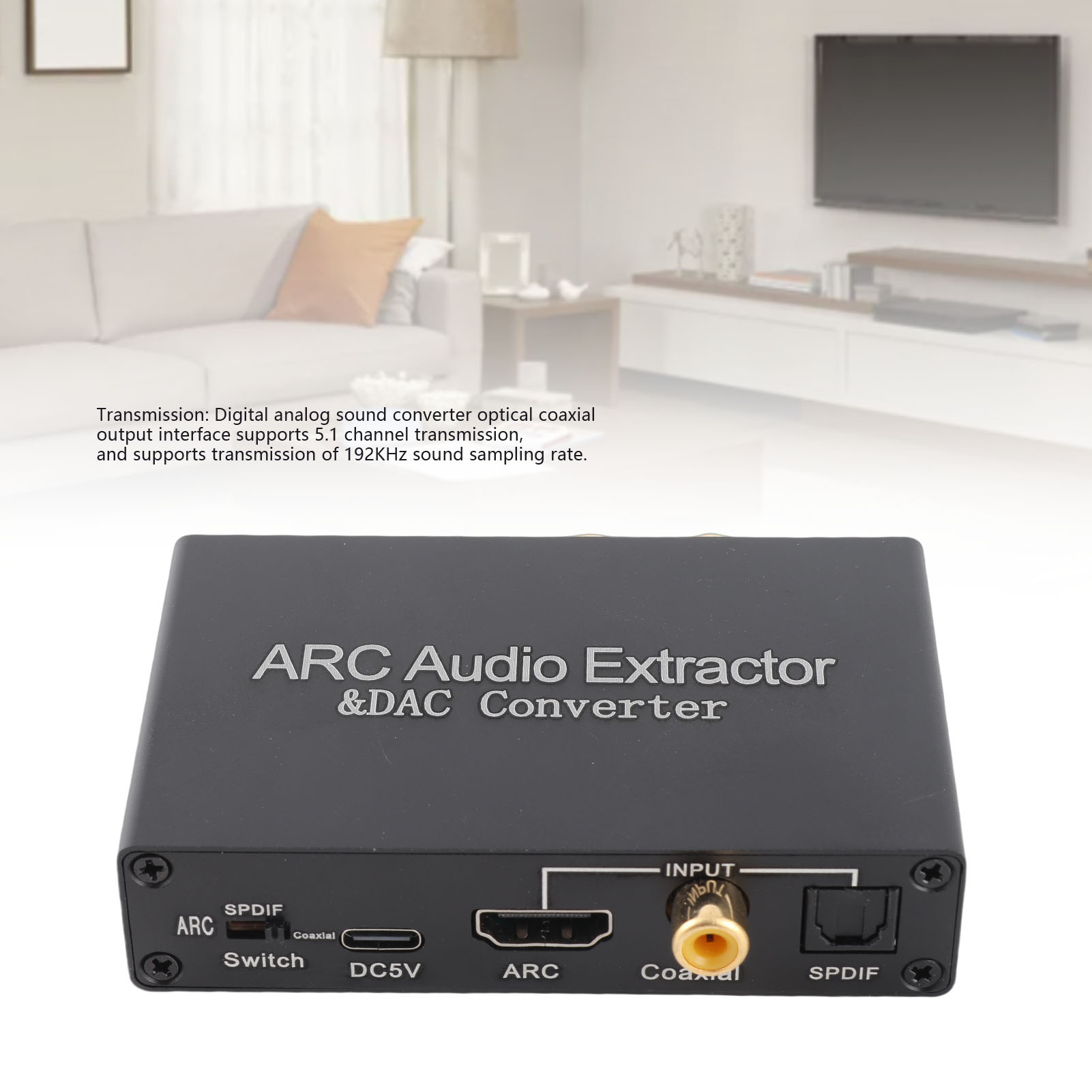 HD Output ARC Sound Extractor  - Home Cinema Headphones ulasan dan harga