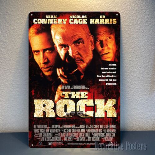 Y1,The Rock Movie Metal Poster - Home Cinema Decor ulasan dan harga