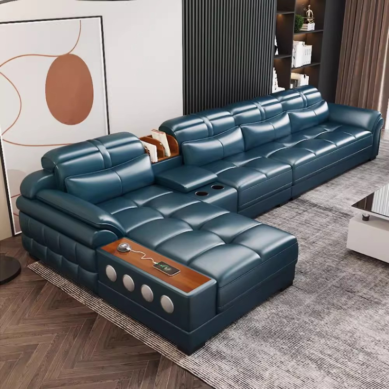 Genuine Leather Small Apartmen - Home Cinema In Small Room ulasan dan harga