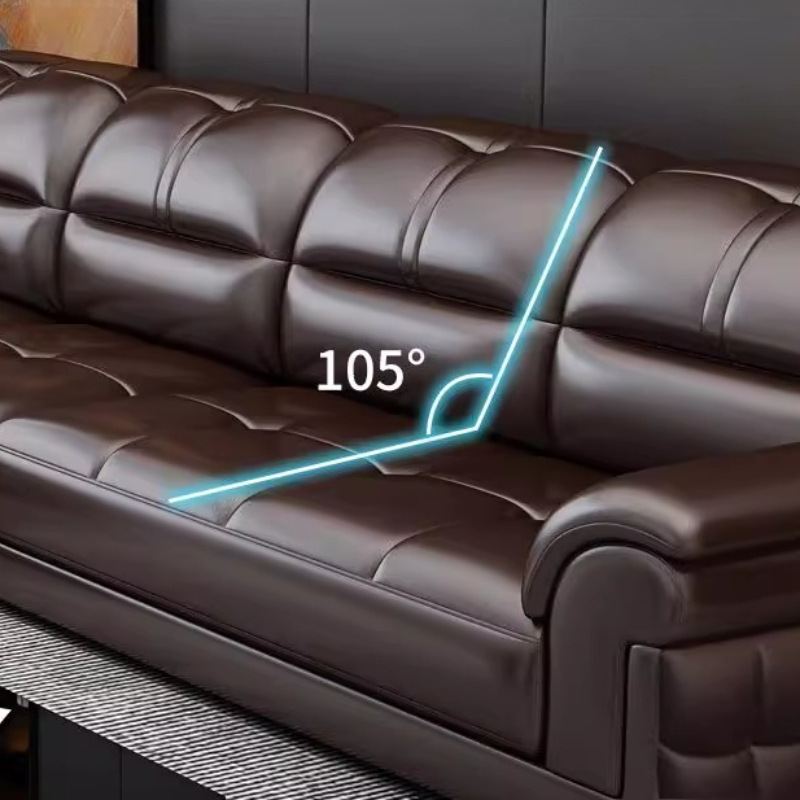 Genuine Leather Small Apartmen - Home Cinema In Small Room ulasan dan harga