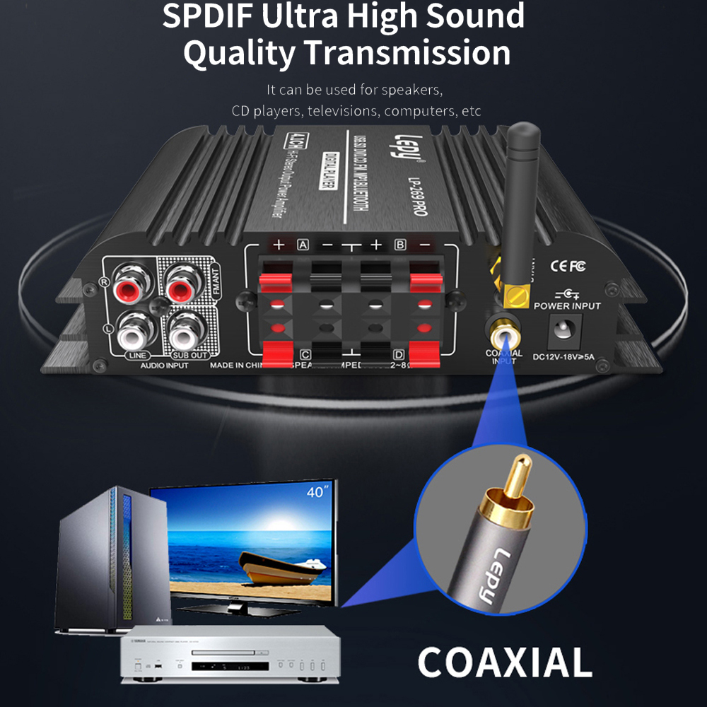 LEPY LP-269PRO 4.1 Channel Amp - Klipsch Home Cinema ulasan dan harga