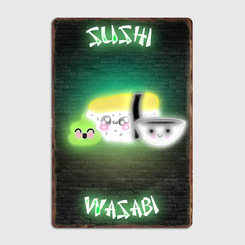 Sushi Wasabi Food Neon Sign Me - Home Cinema Food ulasan dan harga