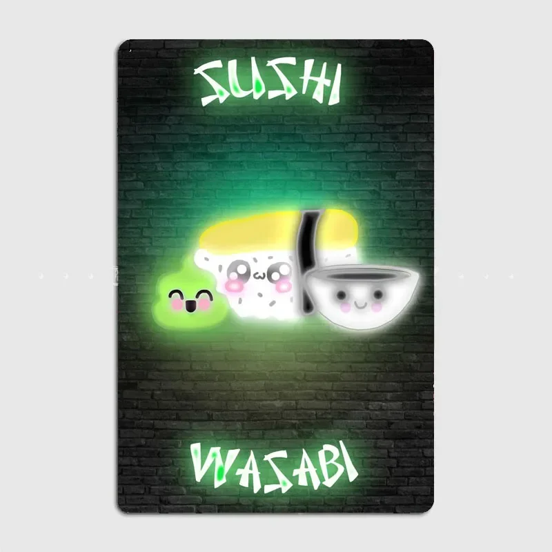 Sushi Wasabi Food Neon Sign Me - Home Cinema Food ulasan dan harga