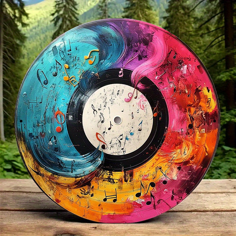 12-Inch Vibrant Vinyl Record A - Home Cinema Decor ulasan dan harga