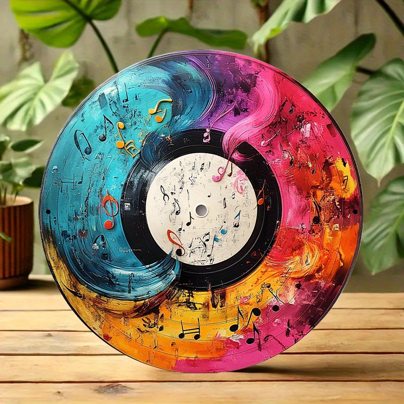 12-Inch Vibrant Vinyl Record A - Home Cinema Decor ulasan dan harga
