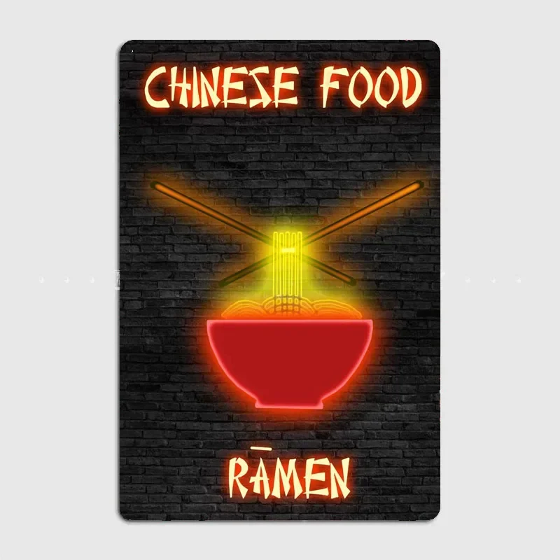 Ramen Food Neon Sign Metal Sig - Home Cinema Food ulasan dan harga