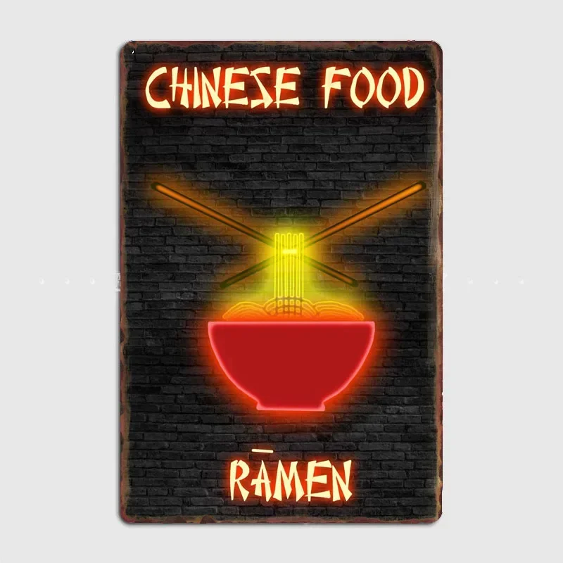 Ramen Food Neon Sign Metal Sig - Home Cinema Food ulasan dan harga