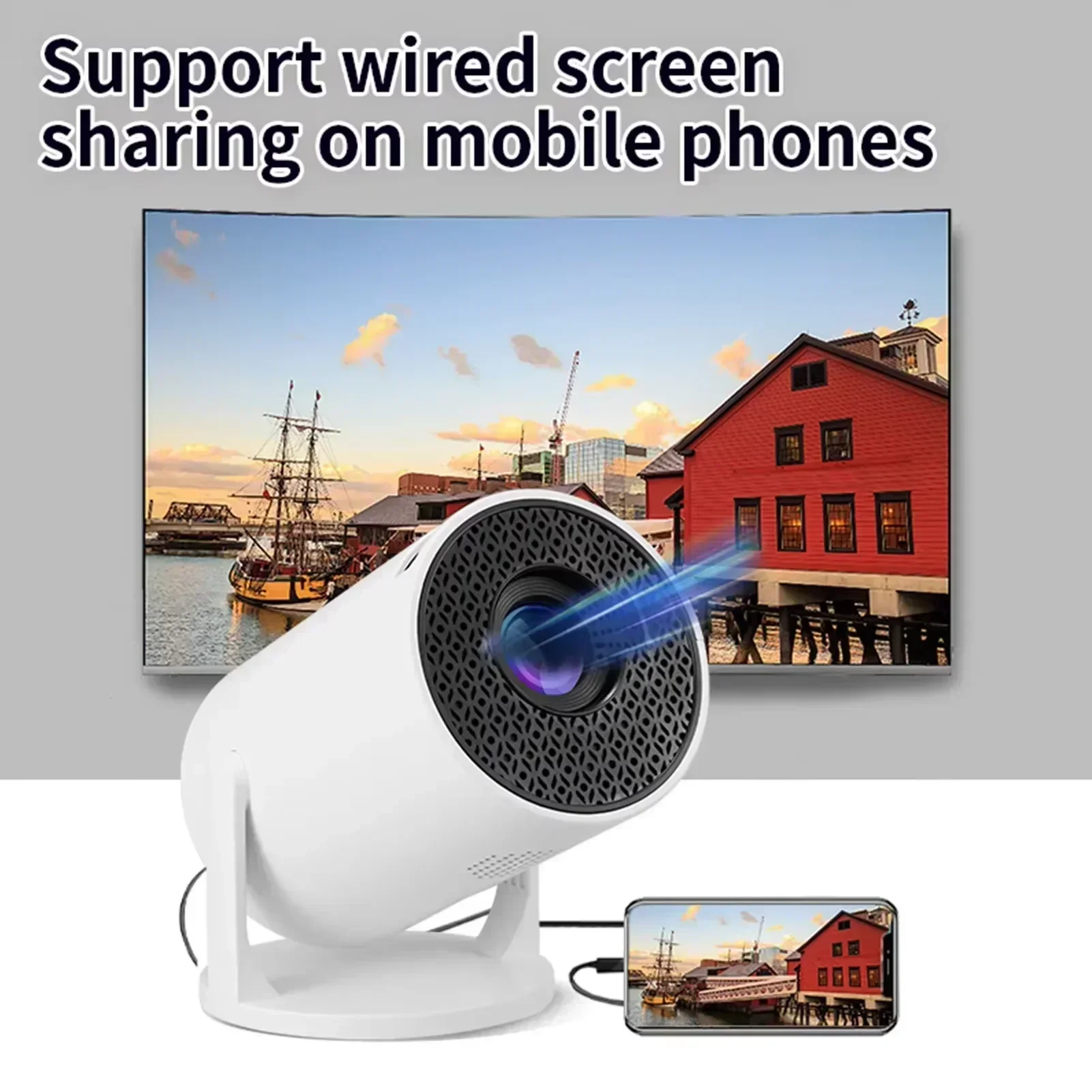 Hot Sale Mini HY300 Smart Proj - Home Cinema Rack ulasan dan harga