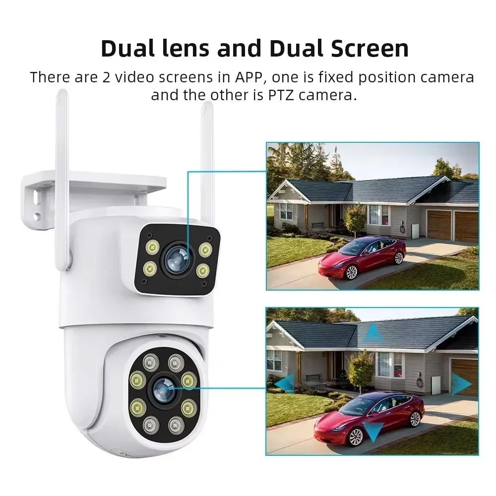 Tuya 4K 8MP Wifi Camera PTZ Ou - Home Cinema Outdoor ulasan dan harga