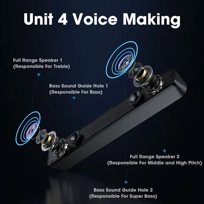 Bluetooth 5.0 4D Surround Soun - Home Theater Speaker ulasan dan harga