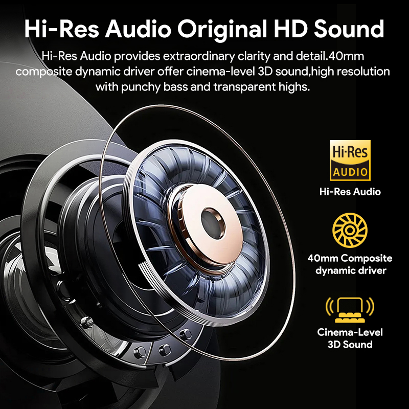 QCY H3 ANC Hi-Res Audio Wirele - Home Cinema Headphones ulasan dan harga