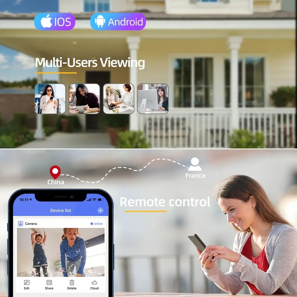 20MP Surveillance Wifi Camera  - Home Cinema Outdoor ulasan dan harga