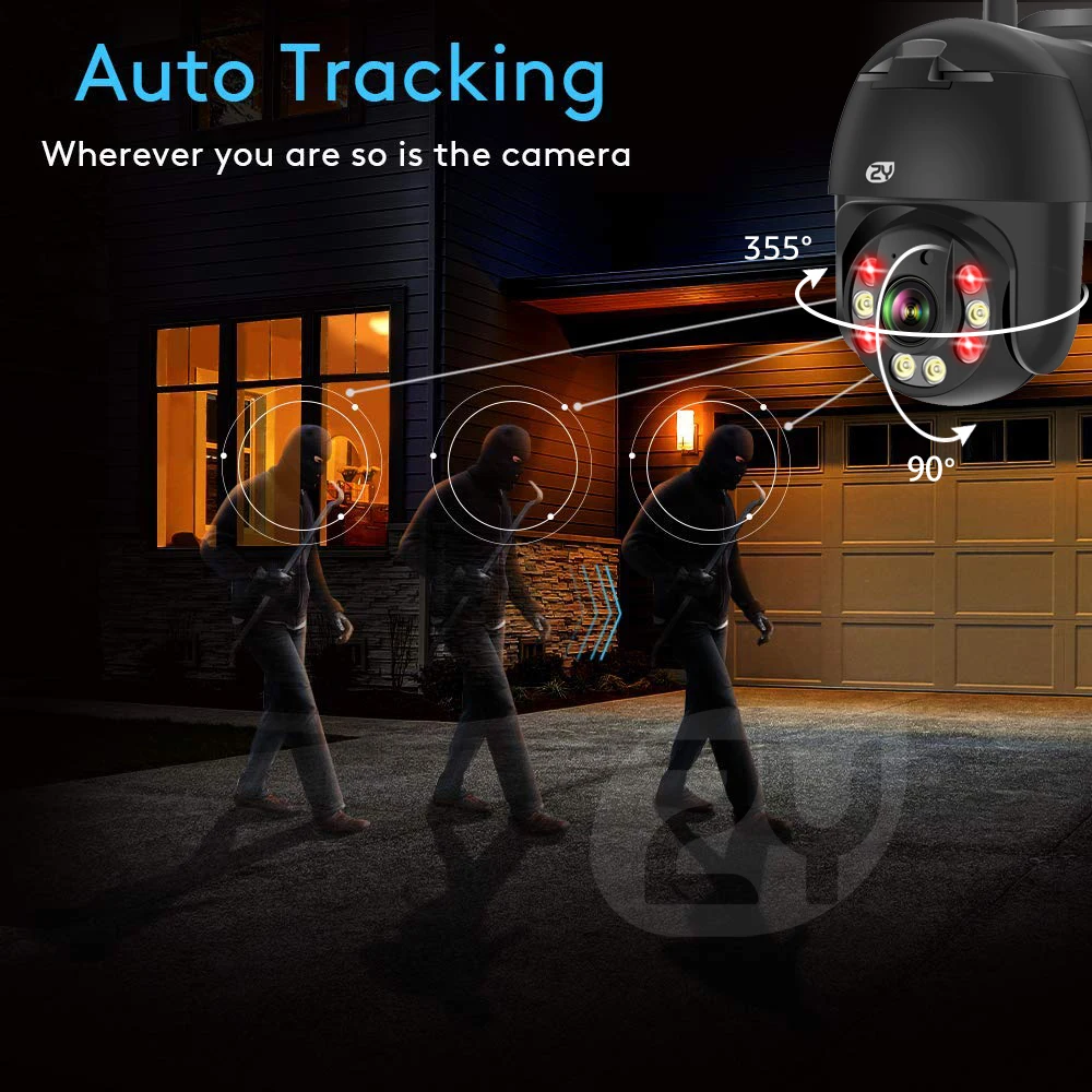 FHD 1080P Wifi PTZ IP Camera O - Home Cinema Outdoor ulasan dan harga