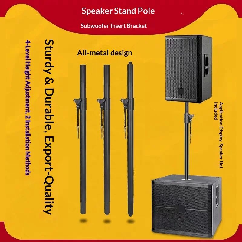 Heavy Bass Treble Support Pole - Home Theater Speaker ulasan dan harga