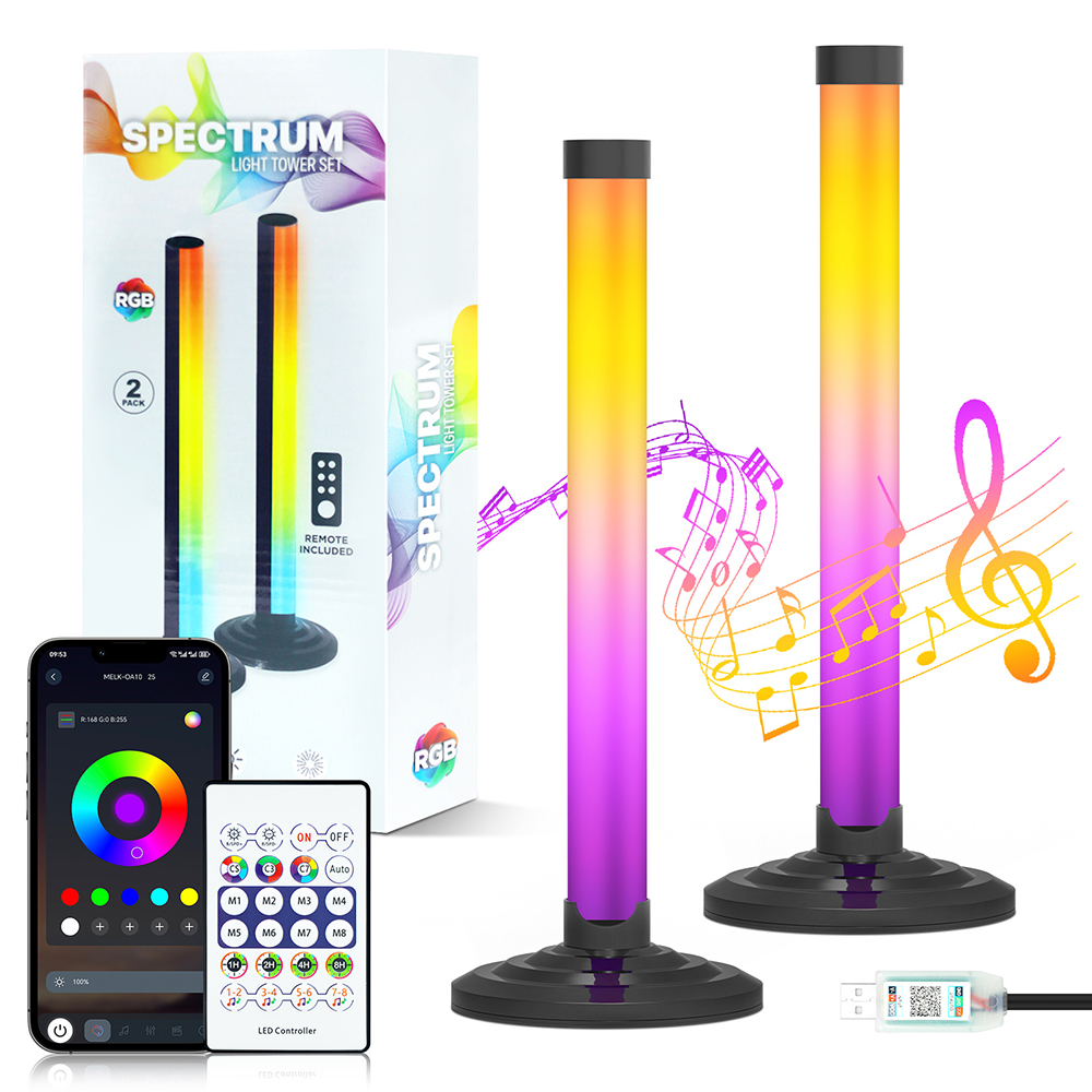 5V Smart LED Corner Floor Lamp - Home Cinema Rack ulasan dan harga