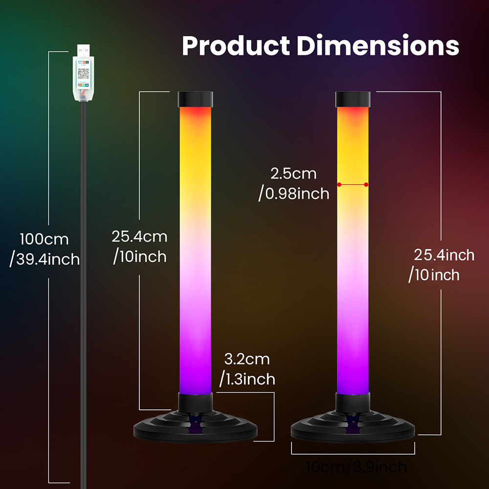 5V Smart LED Corner Floor Lamp - Home Cinema Rack ulasan dan harga