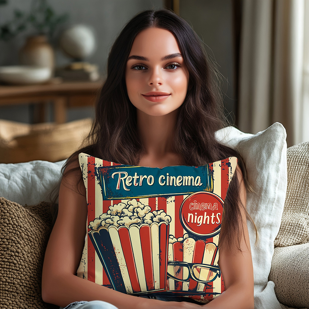 Vintage-Inspired Pillowcases:  - Home Cinema Inspiration ulasan dan harga