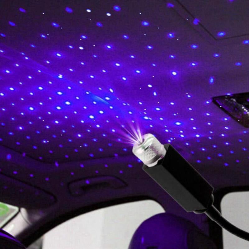 USB Car Interior Atmosphere St - Projector Mount Ceiling ulasan dan harga