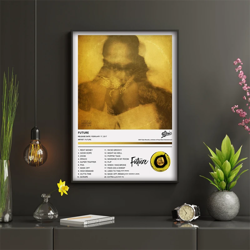 Rapper Hip Hop Rock HONEST THE - Home Cinema Wall Art ulasan dan harga