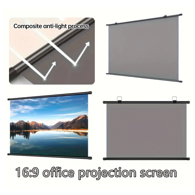 150 Inch 16:9 Anti-Light Proje - Home Cinema Rack ulasan dan harga