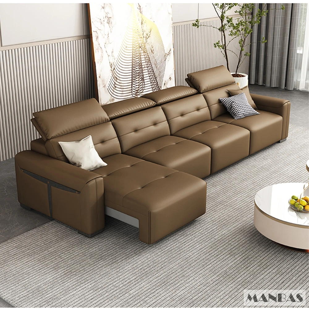 Genuine Leather Electric Conve - Home Cinema Room ulasan dan harga