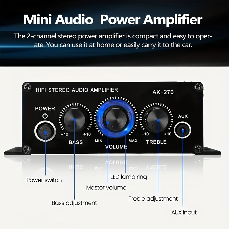 AK-270 400W Mini Power Amplifi - Klipsch Home Cinema ulasan dan harga