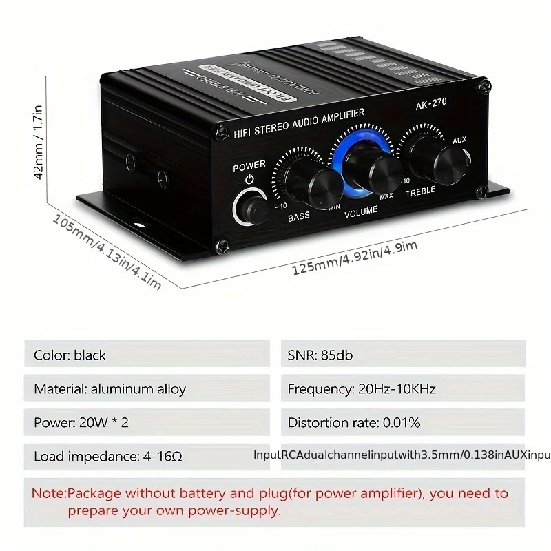 AK-270 400W Mini Power Amplifi - Klipsch Home Cinema ulasan dan harga