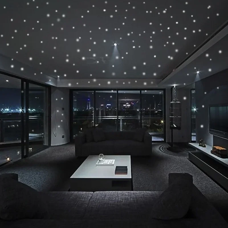 407pcs Luminous Wall Stickers  - Home Cinema Room ulasan dan harga