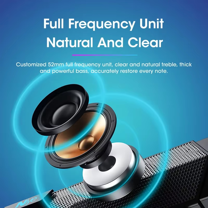 4D Bluetooth 5.0 Wired Surroun - Home Theater Speaker ulasan dan harga
