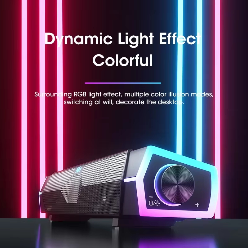 4D Bluetooth 5.0 Wired Surroun - Home Theater Speaker ulasan dan harga