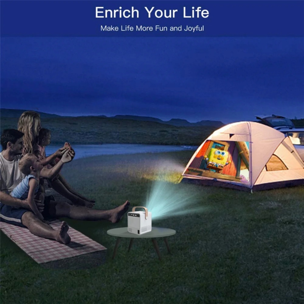 Portable Smart 4K Projector Mi - Home Theater Speaker ulasan dan harga