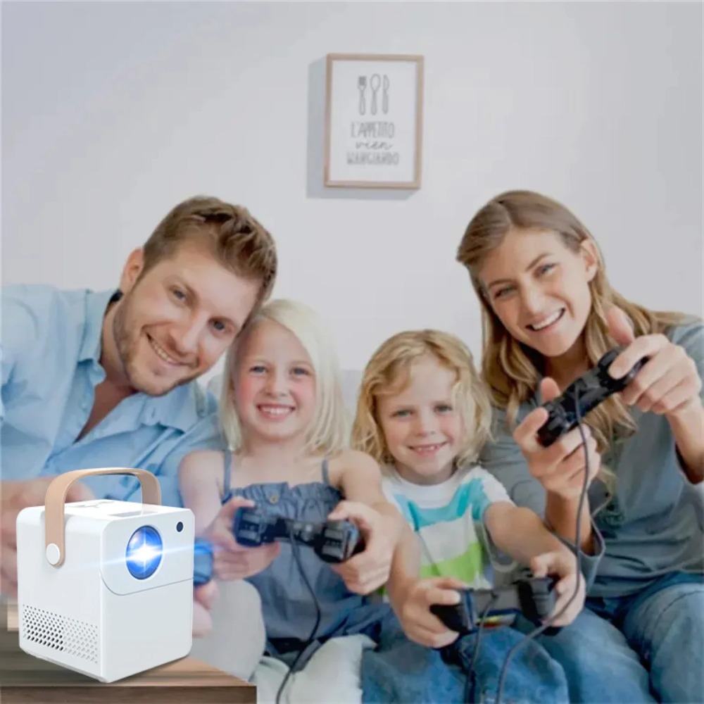 Portable Smart 4K Projector Mi - Home Theater Speaker ulasan dan harga